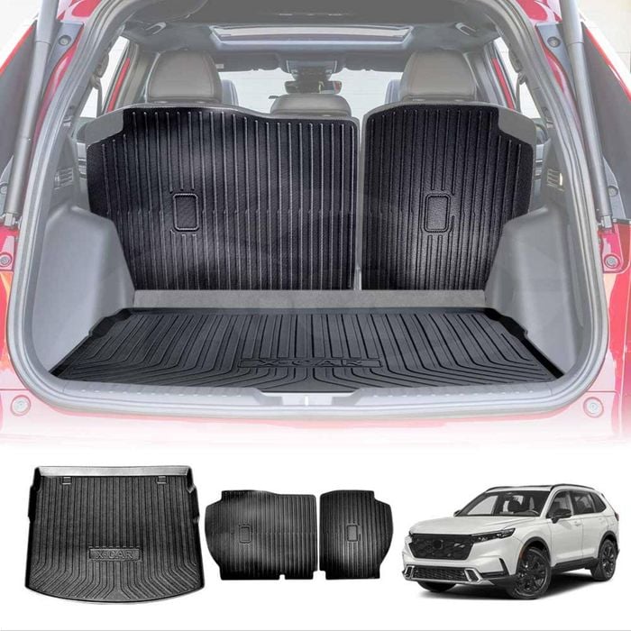 Boot Liner Back Seat Protector for Honda CR-V 5-Seat CRV 2023-Onwards Cargo Trunk Mat Luggage Tray