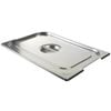 Vogue Gastronorm Lid Stainless Steel 1/1 Gn Commercial Kitchen Food Storage