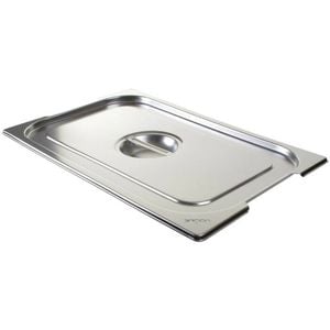 Vogue Gastronorm Lid Stainless Steel 1/1 Gn Commercial Kitchen Food Storage