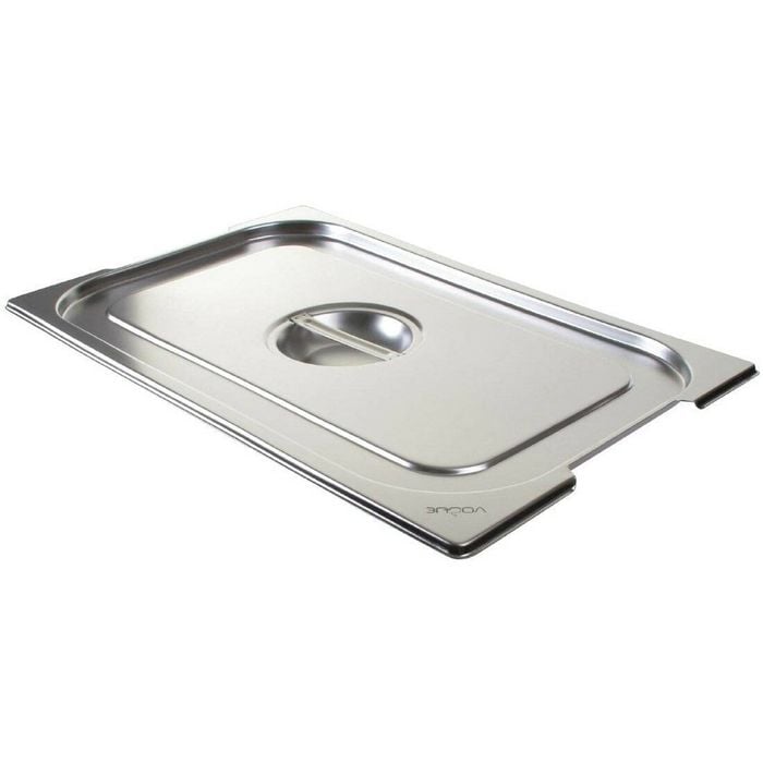 Vogue Gastronorm Lid Stainless Steel 1/1 Gn Commercial Kitchen Food Storage