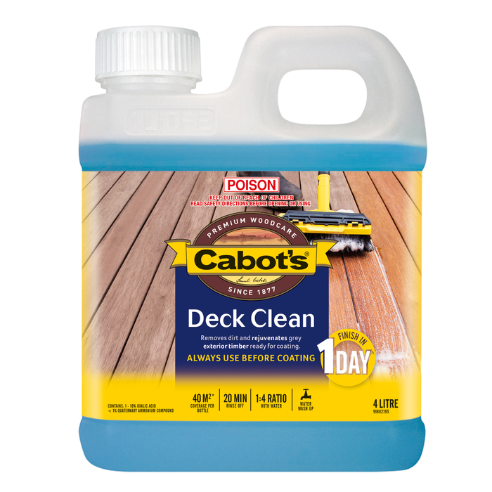 Cabot's 4L Deck Clean