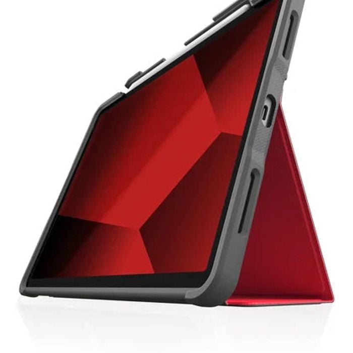 Stm Dux Plus (ipad Air 11" M3/m2/5th/4th Gen) Ap Fitted Case- Red