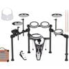 Aroma 5 Piece Electronic Drum Kit Premium With Amp Package