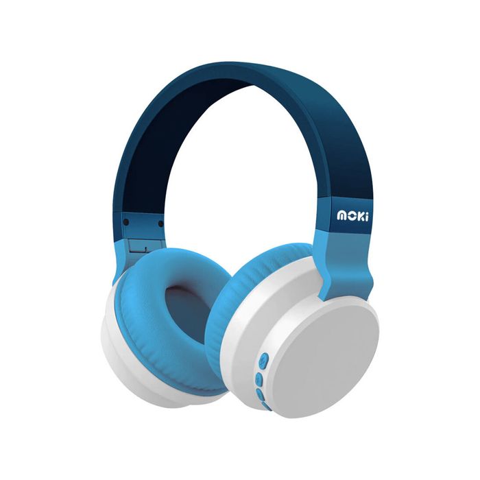Moki Colourwave Wireless Portable Headphones - Ocean Blue
