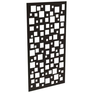 ProtectorAl 300-1200 x 1201-2400mm Black Satin Squares Unframed Solid Aluminium Decorative Panel