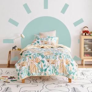 Jack & Ava Comforter Set Tiger Safari Double Bed
