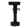 Hafele 150mm Black Adjustable Screw On Leg Set - 4 Pack