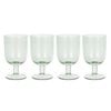 Davis & Waddell Saltara Set Of 4 Bubble Glass Goblets 330ml