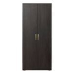 European Cabinetry Nordic Ash Classic Oval Brass Stockholm Storage Cupboard