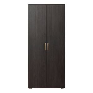 European Cabinetry Nordic Ash Classic Oval Brass Stockholm Storage Cupboard