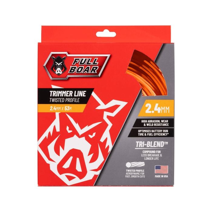 Full Boar 2.4mm x 53m Twisted Profile Trimmer Line