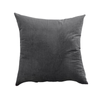Velvet Pillow Cases Cushion Cover(54-Dark Grey)30cmx50cm