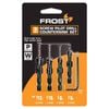 Frost 5 Piece HSS Quickbit Countersink Drill Set