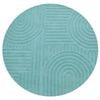 Contemporary Handwoven Wool Rug-Unity 6230-Cashmere Blue-160x160cm