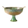 Ecology Fieldstone Footed Bowl With Handles Verde Green 26x18cm