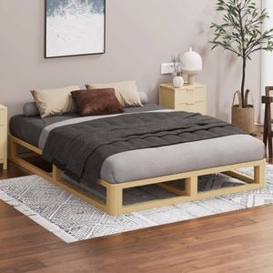 ALFORDSON Bed Frame Double Beds Base Oak