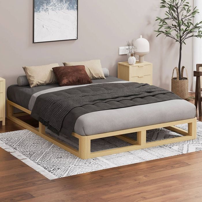 ALFORDSON Bed Frame Double Beds Base Oak