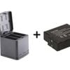 [Combo] GoPro Compatible HERO 9 / 10 /11 / 12 Battery + Triple Charging & Storage Box