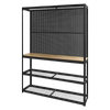 Pinnacle 1830 x 1500 x 540mm Heavy Duty Workstation Black