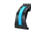 NNEOBA Adjustable Back Stretcher & Massager Lumbar Support Blue