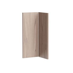 Kaboodle Silver Ash Modern Corner Wall Cabinet Doors - 2 Pack