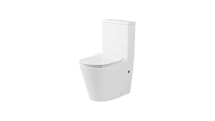 Mondella Concerto Back To Wall Rimless Toilet Suite WELS 4 Star 4.5L/Full