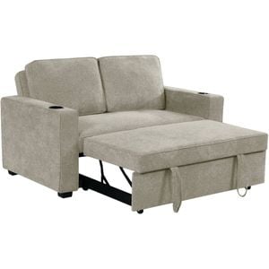 Miles 2 Seater Sofa Bed - Beige