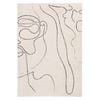Loopsie-230cm X 160cm-turey Beige And Grey Abstract Washable Rug
