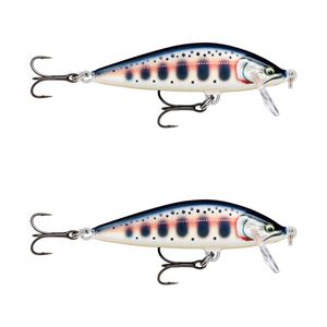 2x Rapala 5.5cm Countdown Sinking Hardbody Balsa Fishing Lures - Gilded Yamame