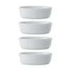 4pk Maxwell & Williams White Basics Pie Dish Oval 13cm