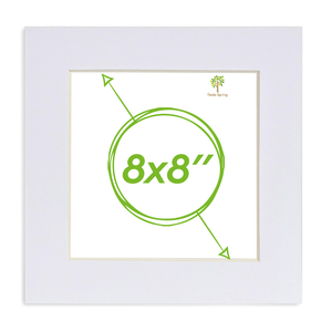 Picture Photo Mount - To Fit Frame Size 8 X 8" For Image Size 6 X 6"