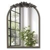 P&P Brass Gold Arched Baroque Mirror Cabinet With Hidden Storage For Elegant Bathroom Spaces