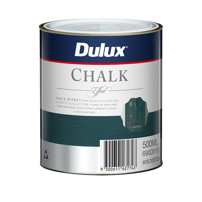 Dulux Design Chalk Effect Paint Extra Bright - 500ml