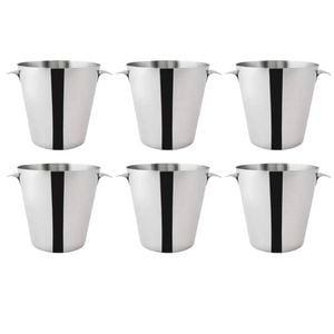 Trenton Wine Bucket 18/8 Stainless Steel Mirror Polished | Set of 6