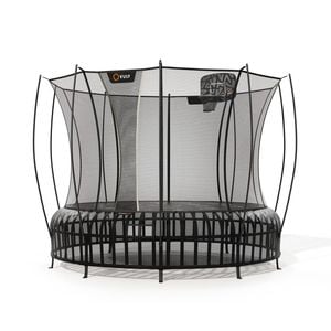 VULY Thunder 2 Pro Large 14ft Springless Trampoline with Enclosure - Round Kids Trampolines Bundle With Basketball Hoop