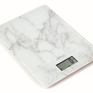 Avanti Compact Digital Kitchen Scale - White Marble - White | One size | 16847