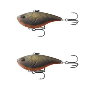 2x 13 Fishing 2.5 Inch El Diablo Vibe Lipless Crank Lures - Day Old Guac