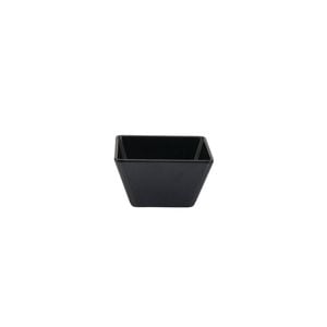 Ryner Square Bowl Black Melamine 130x130x70mm