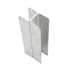 Ridgi 0.9m x 120mm x 60mm Galvanised Steel H Joiner Post Upright Sleeper