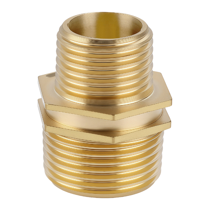 Kinetic - 20mm x 15mm Brass Threaded Hex Nipple Recucer LF