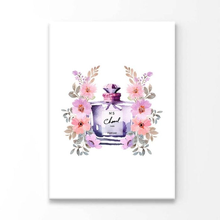 Purple Pink Perfume Print 100% Australian Made 90 x 120cm (Acrylic)