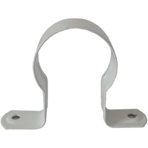 Kinetic 40mm White Saddle Stand Off Clips - 5 Pack