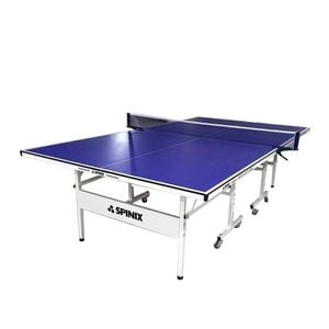 Leaf Living Spinix 19mm Indoor Blue&black Top Foldable Solo Play Table Tennis Pingpong Table-bats Balls Net
