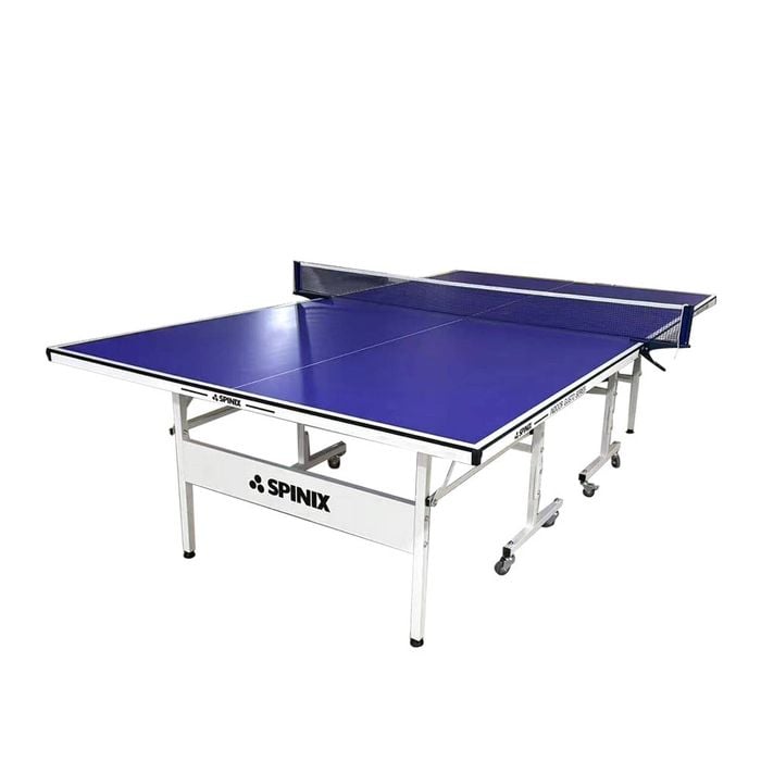 Leaf Living Spinix 19mm Indoor Blue&black Top Foldable Solo Play Table Tennis Pingpong Table-bats Balls Net