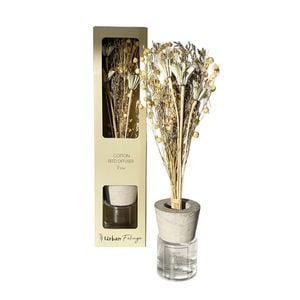 Urban Dried Floral 50ml Scented Cotton Reed Diffuser Home/Room Fragrance Grey