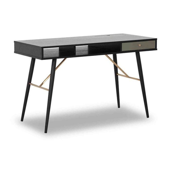 Modern Furniture OMARI Study Desk 117cm - Black & Green