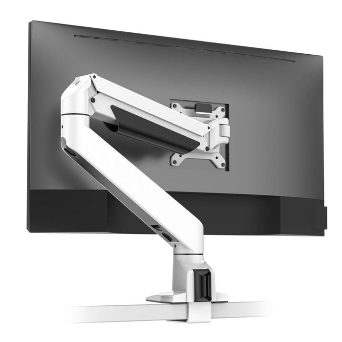 Desky Single Monitor Arm - White