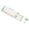 Wireless Keybaord Optical Mouse Combo Nano USB - White