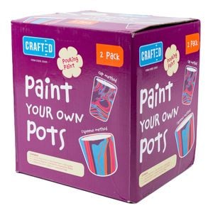 Crafted Paint Your Own Pot Pouring Paint - 2 Pack