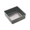 Mastercraft 21cm Heavy Loose Base Non-Stick Square Deep Cake Pan - Black